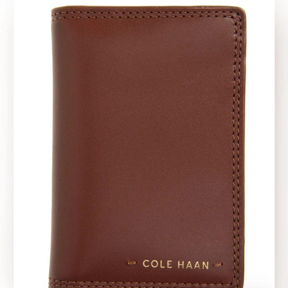 Cole Haan Men's Leather Bifold Wallet OS - Picture 4 of 5
